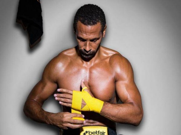 Rio Ferdinand Blue Trinity Getting a Boxing Licence with the British Boxing Board of Control